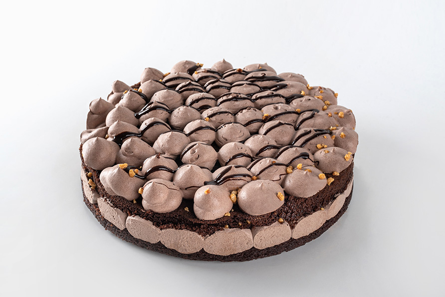 Tarta Chocolate decorada con puntos